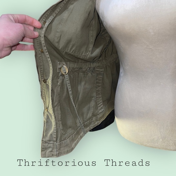 Current/Elliott The Lone Soldier Jacket w/ Ombre Coated Sleeves - Picture 13 of 14